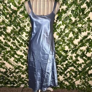New morgan taylor cinderella blue slip dress